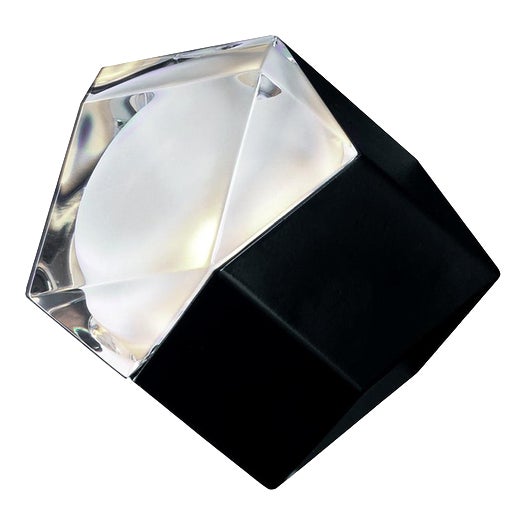 Astro Wall Lamp in Black by Giopato & Coombes for Oluce For Sale