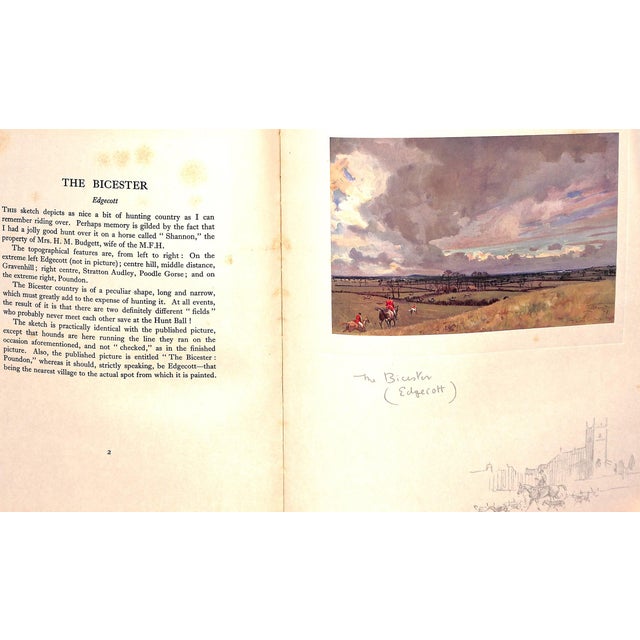 "My Hunting Sketchbook" 1928 Edwards, Lionel For Sale - Image 10 of 12