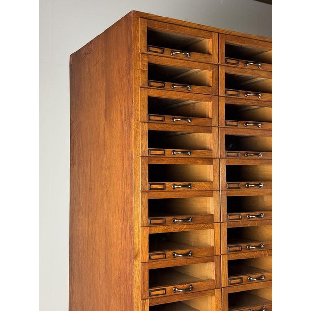 Vintage Haberdashery Cabinet in Wood For Sale - Image 15 of 18