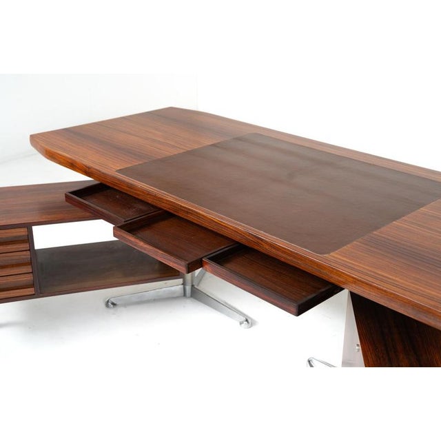 Executive Desk by Osvaldo Borsani for Tecno, Italy, 1960s For Sale - Image 10 of 15