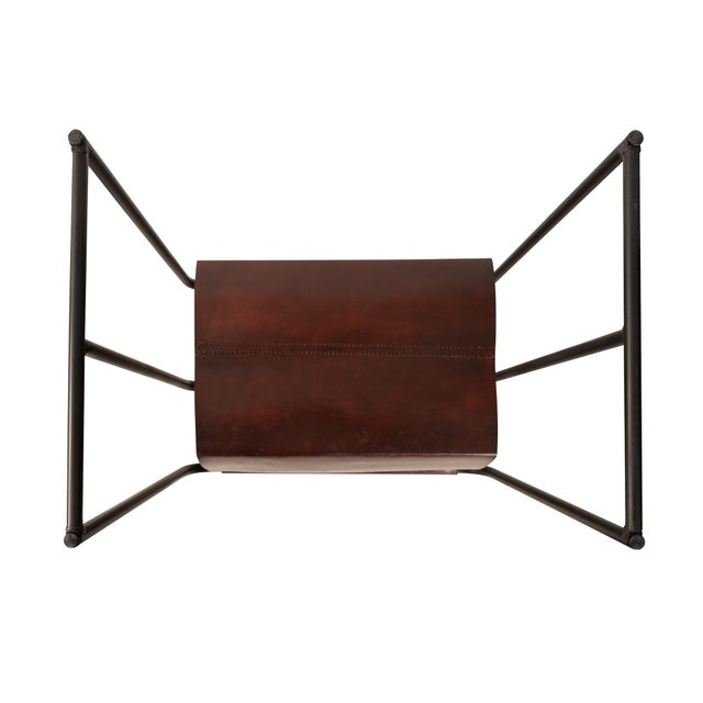 2020s Arlo Leather Double Magazine Holder For Sale - Image 5 of 10