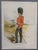The 23rd Royal Welsh Fusiliers Color Lithograph c.1890 Antique Military Uniform Lithograph - Beautifully Framed...