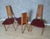 Wood Vintage Leather and Wooden Chairs, 1960s, Set of 6 For Sale - Image 7 of 9