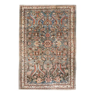 Galerie Shabab Collection Early 20th Century Handmade Persian Bidjar Small Room Size Carpet For Sale