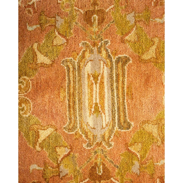 Traditional Mogul, One-of-a-Kind Hand-Knotted Area Rug in Brown, 8' 2" x 10' 3" For Sale - Image 3 of 8