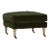 Greta Ottoman, Emerald Velvet For Sale