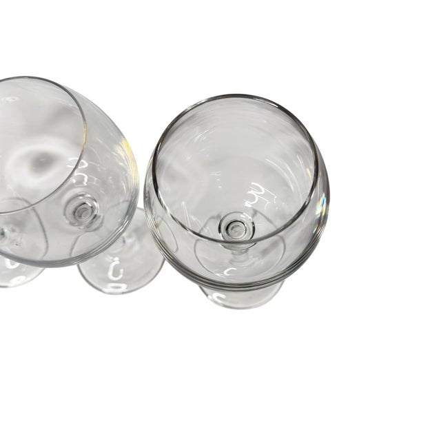 1990s Ralph Lauren Crystal Bedford Wine Glass- Set of 4 For Sale In Columbia, SC - Image 6 of 6