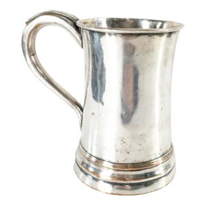 19th Century English Sheffield Silverplate Tankard Mug
