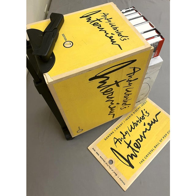 Andy Warhol's Interview Limited First Edition Complete Set in a Wooden Suitcase - 8 Volumes For Sale - Image 12 of 12