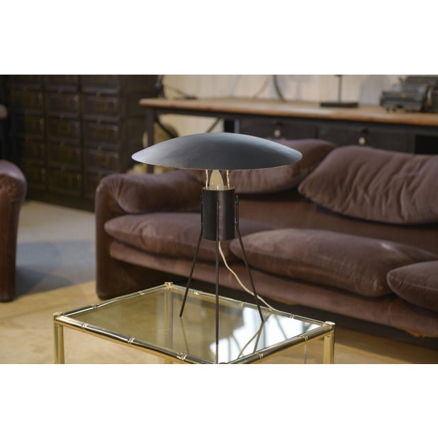 Handmade Saucer Lamp, 1960s For Sale - Image 6 of 6