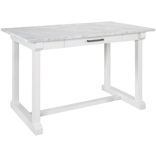 The Elena Counter Table is a delightfully modern furnishing, built with a smooth stone top paired with a convenient...