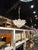 Modern Murano Frost Glass Leaf Flush Mount Chandelier For Sale - Image 3 of 7