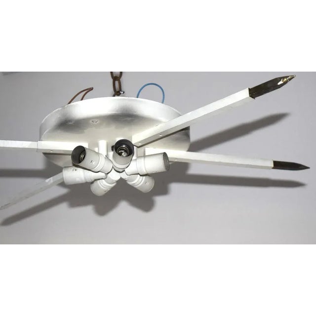 Kalmar Large Ceiling Lamp by Josef Hoffmann for J. T. Kalmar, 1960s For Sale - Image 4 of 7