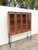 Brown Mid Century Modern Display China Cabinet With Hairpin Legs 6240 For Sale - Image 8 of 14