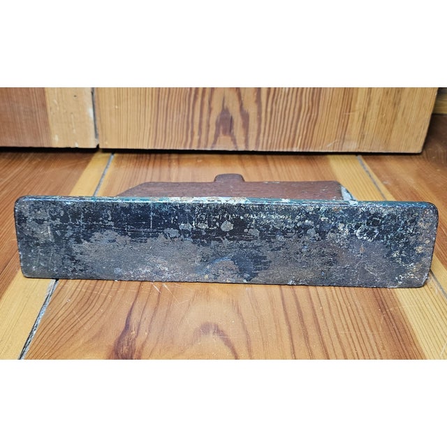 Yellow "Cape Cod", Cast-Iron Style Doorstop, With Original Paint For Sale - Image 8 of 13