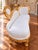 1970s Artisan Louis XVI Gold Beech Leather Chaise For Sale - Image 6 of 8