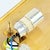 1960s Mid-Century Modern Scandinavian Glass and Brass Sconce by Carl Fagerlund for Orrefors, Sweden For Sale - Image 10 of 11