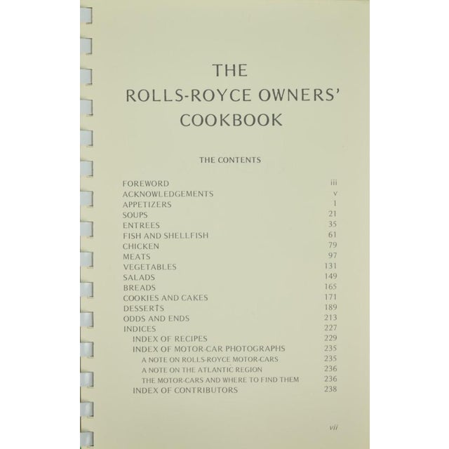 Traditional "Rolls-Royce Owners' Cookbook" 1975 Walker, Emily For Sale - Image 3 of 6