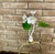 Pair of 1960s Italian Tole Floral Boutique Lamps For Sale - Image 4 of 12
