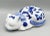 Farmhouse Vintage Blue & White Porcelain Sleeping Cat Figurine – Hand-Painted With Butterflies – Chinoiserie / Delft Style / Whimsical For Sale - Image 3 of 11