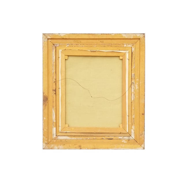 1960s Eleonore Guinther Oil on Canvas Harbor Scene For Sale In Madison - Image 6 of 6