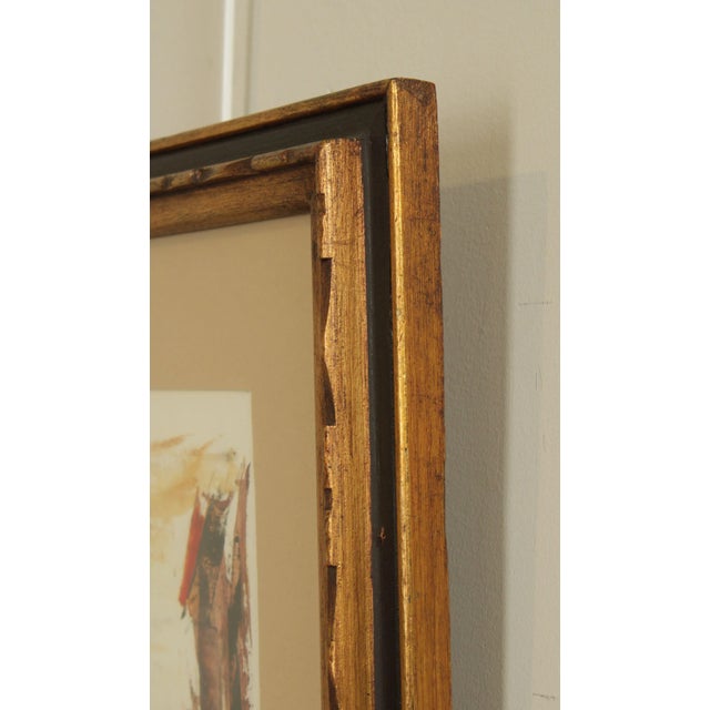 Mid 20th Century La Provence Gassin Fine Art Color Print of Urban Street Scene in Gassin, France For Sale - Image 5 of 13