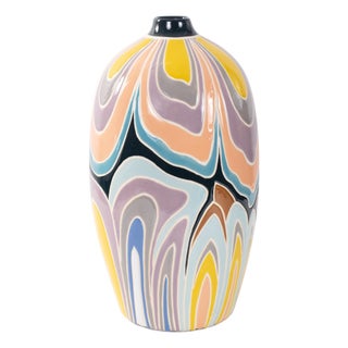 Bramwell Porcelain Vase- Short For Sale