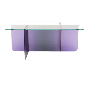 Acrylic Coffee Table with Clear Top