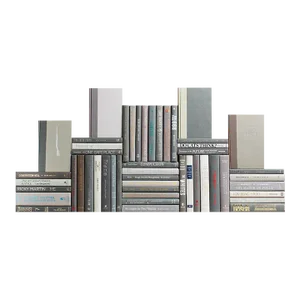Decorative Books - Granite Book Wall - Set of 50 Grey Books