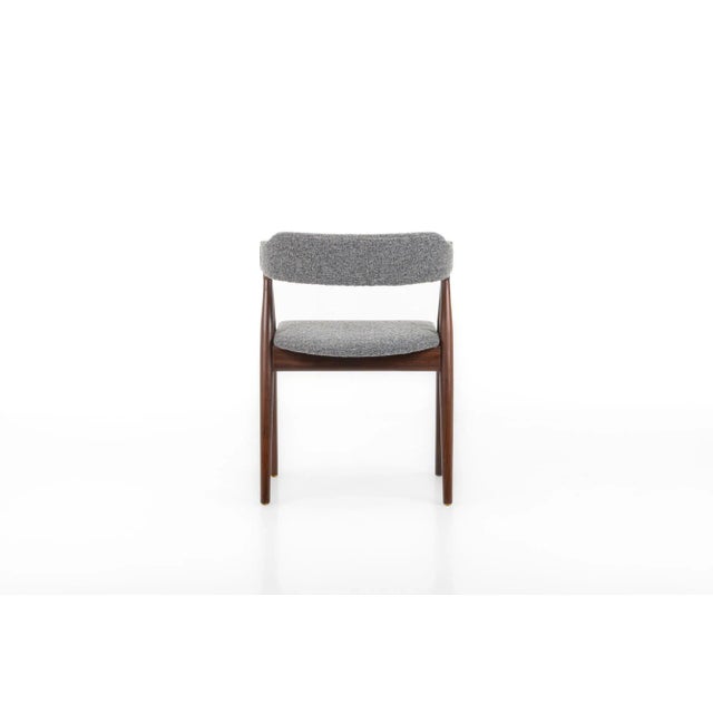 Vintage Dining Chairs in Grey Bouclé, 1960s, Set of 6 For Sale - Image 6 of 13