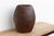 Antique Patinated Espresso Brown Barrel Pot For Sale - Image 4 of 7
