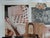 Elegant and cheeky this contemporary handmade paper collage is made using found vintage ephemeria. Signed L.Erhard....