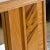 Oak Wall Mirror and Console Table Set With Parquet Top and Gold Trim For Sale - Image 12 of 12