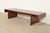 Frank Lloyd Wright Taliesin Carved Mahogany Coffee Table or Bench, Newly Restored For Sale - Image 11 of 11