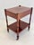 English Mahogany Two-Tier Georgian Style Side Table on Casters, Circa 1930s For Sale - Image 4 of 15