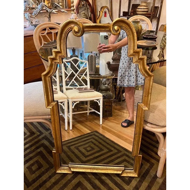 Labarge LaBarge Style Gold Leaf Wall Mirror For Sale - Image 4 of 13