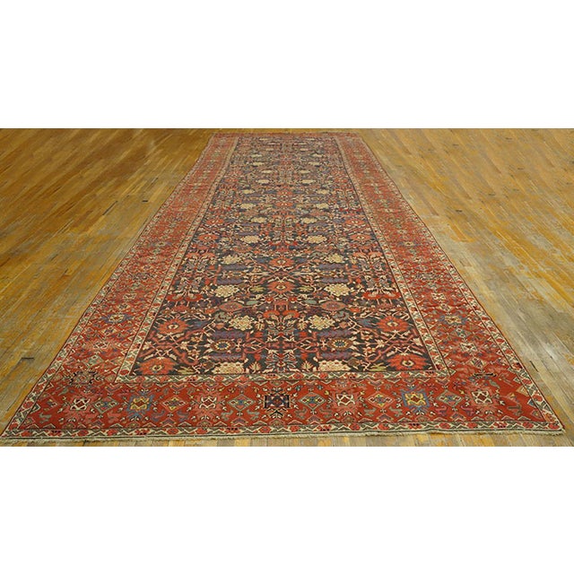 Mid 19th Century N.W. Persian Gallery Carpet 6'10"x 18'10" - 208 x 574