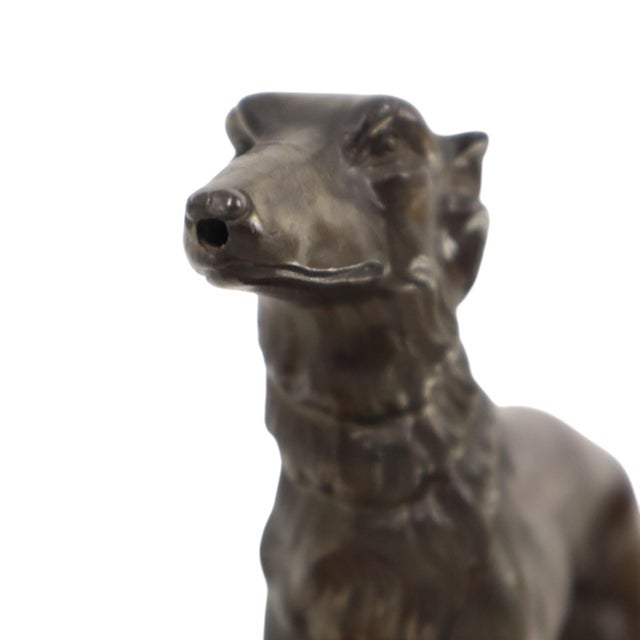 Large Art Deco Marble Photo Frame with Greyhound, 1930s For Sale - Image 16 of 17