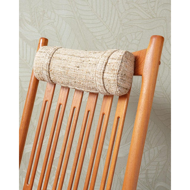 Wood Rocking Chair by Hansa Olsena for Juul Kristensen, 1960s For Sale - Image 7 of 10