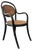 Black Beech Childrens Armchair attributed to Thonet, 1890s For Sale