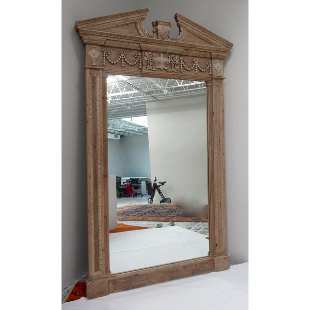 Restoration Hardware "Entablature" Floor Mirror Chairish