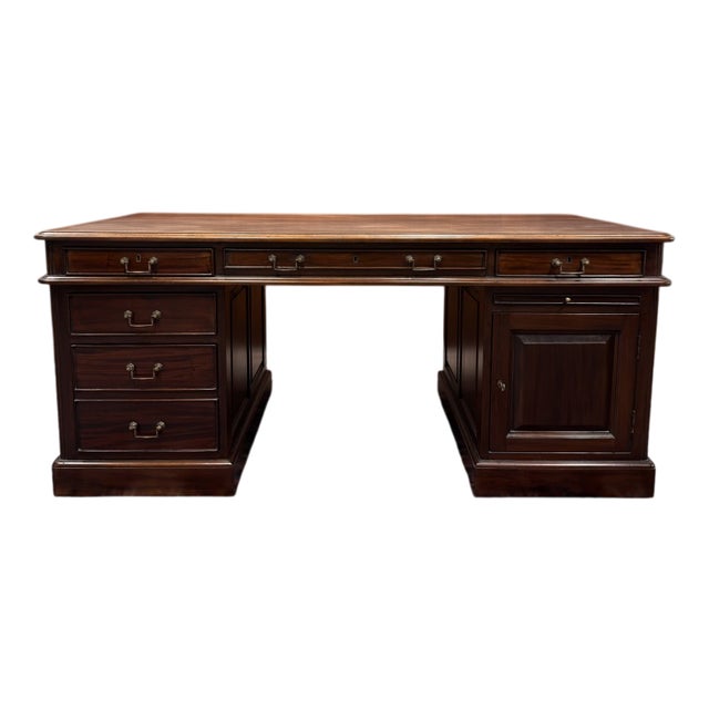 English Desk in Mahogany For Sale