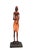 A rare and visually striking set of hand-carved African wooden figures originating from East Africa, likely dating to the...