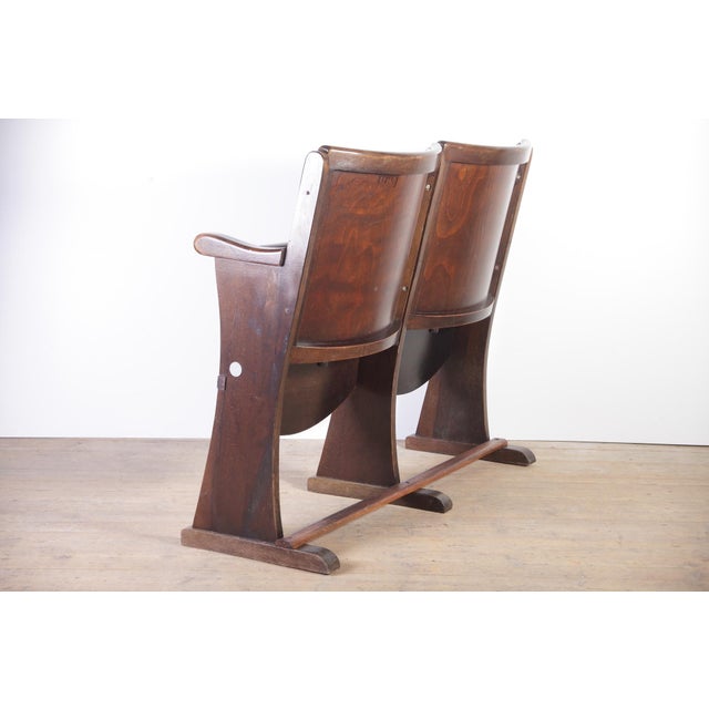 1960s Vintage Cinema Bench from Ton, 1960s For Sale - Image 5 of 8