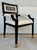 Currey & Company Modern Black and Gold Greek Key Chairs Pair For Sale In Atlanta - Image 6 of 7
