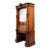 Rare Antique Victorian Egyptian Revival Figural Carved Walnut Secretary C1880 For Sale