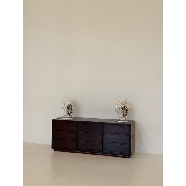 Low Vintage Chest of Drawers, 1970s For Sale - Image 9 of 13