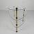 Kidney Shaped Etagere with Three Glass Plates, 1950s For Sale - Image 6 of 15