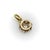 Metal 1900-1909 Victorian 14k Gold and Old Mine Cut Diamond Flower Pendant For Sale - Image 7 of 9