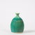 Mid-Century Modern studio pottery bud vase with bowed sides, as narrow neck, and flared lip. The small, wheel-thrown...